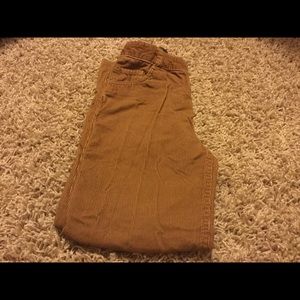 Hanna Andersson Brown Five Pocket Cords 130